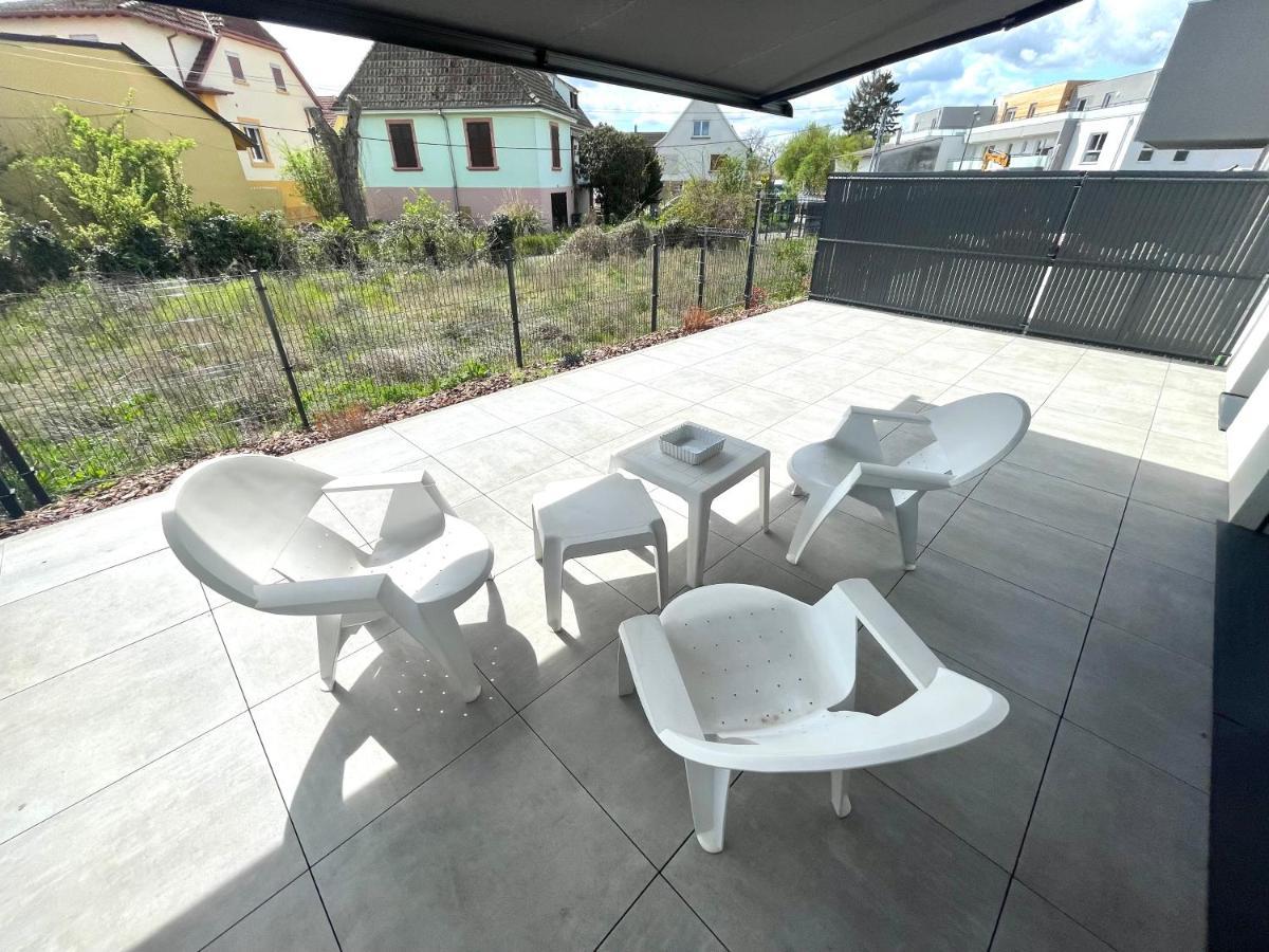 Magnifique 2 Pieces, Tout Equipe, Terrasse Privee 콜마 외부 사진